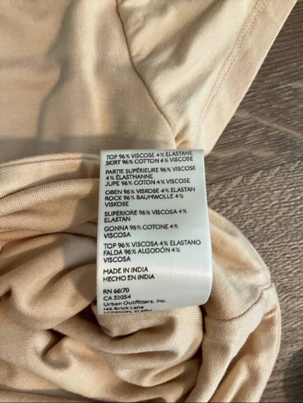 Free People Kenny Set w/ cropped cream tee and green print maxi skirt, S - Picture 6 of 12